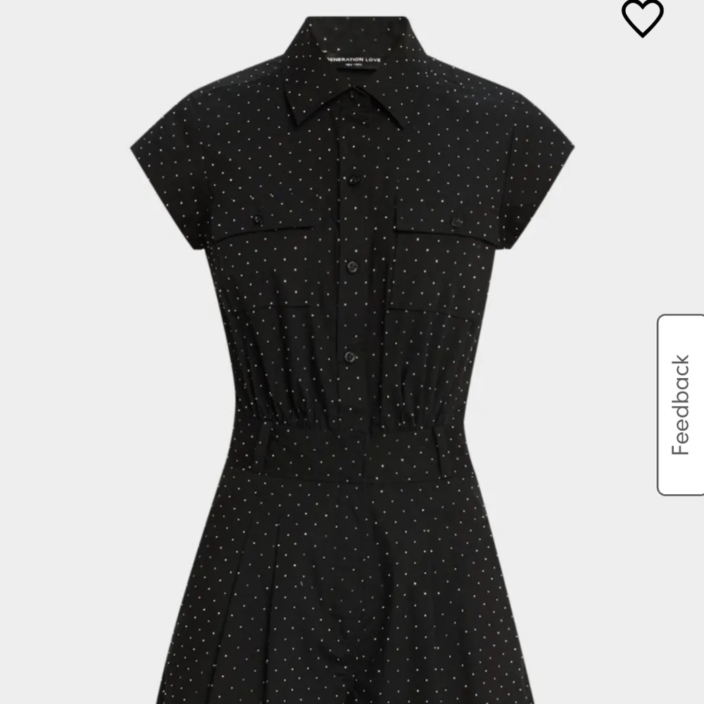 Generation Love Morgan Crystal Poplin Romper
